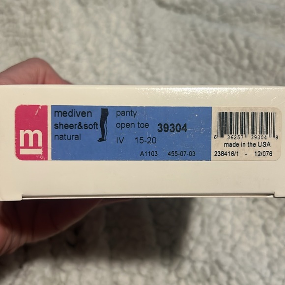 Mediven 39304 compression stocking 15-20mmHg natural full panty open toe IV - Picture 5 of 6